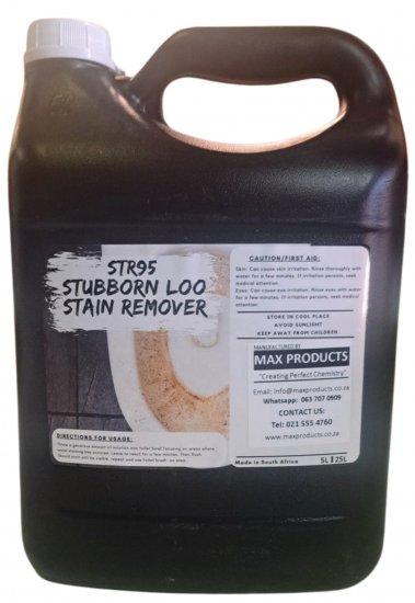 STR95 "The Ultimate" Loo Stubborn Acidic Stain Remover - 5L